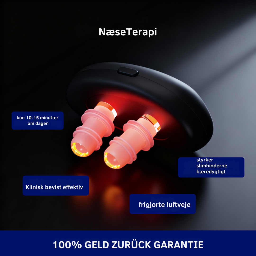 NæseTerapi |  Lindrer næsetæthed og giver lettere vejrtrækning