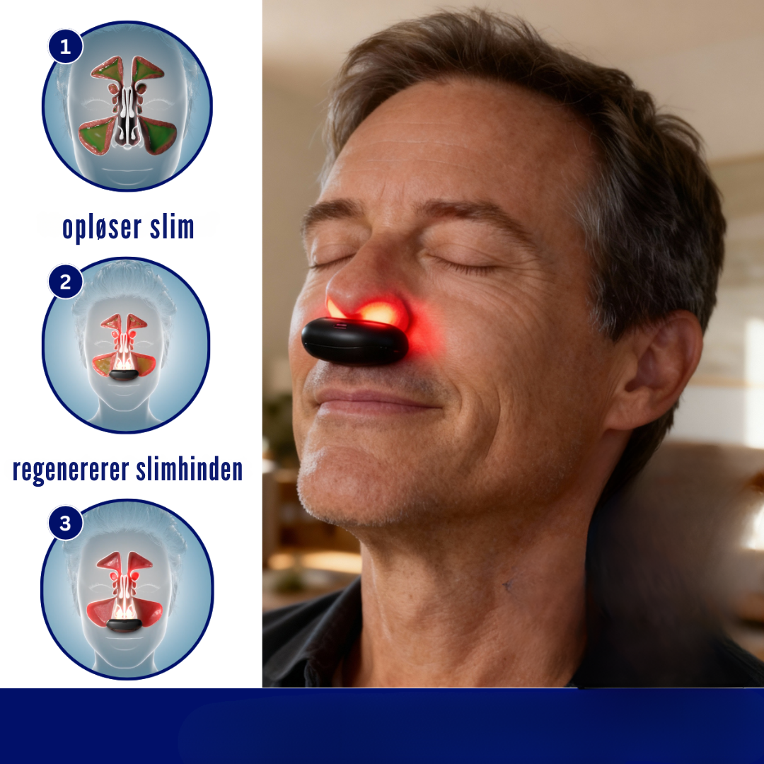 NæseTerapi |  Lindrer næsetæthed og giver lettere vejrtrækning