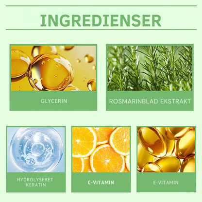 VækstShampoo | Rosmarin Hydrolyseret Keratin Shampoo