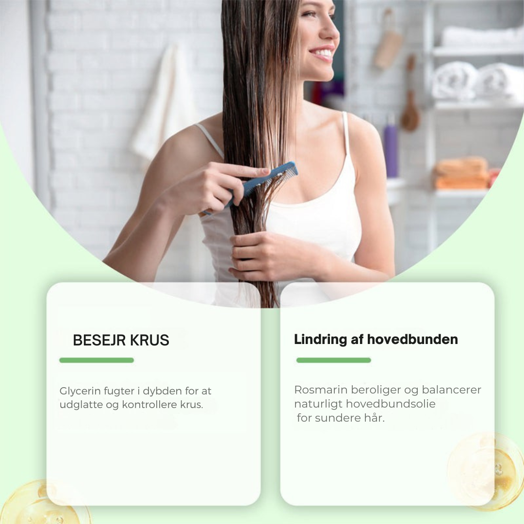 VækstShampoo | Rosmarin Hydrolyseret Keratin Shampoo