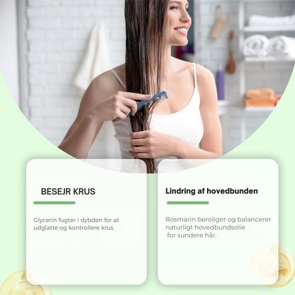 VækstShampoo | Rosmarin Hydrolyseret Keratin Shampoo